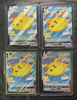 Celebrations Flying Pikachu Vmax 007/025 Lot Of 4 Pokemon TCG NM - Image 1