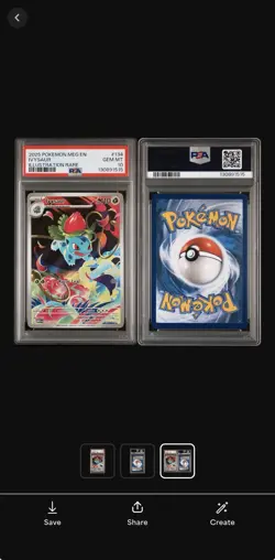 2025 Pokemon En Ivysaur Illustration Rare PSA 10! Mega Evolutions! - Image 3