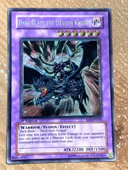 yugioh Dark Blade the Dragon Knight RDS-EN035 Ultimate Rare 1st Edition nearmint - Image 1