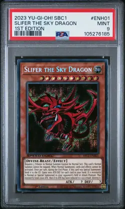 2023 1ST ED #ENH01 SLIFER THE SKY DRAGON PSA 9 - Image 1