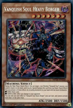 Yugioh! LP Vanquish Soul Heavy Borger - MP24-EN140 - Prismatic Secret Rare - 1st - Image 1