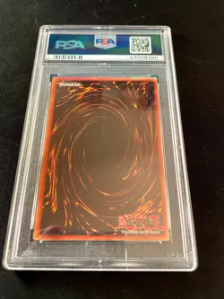 2002 Yu-Gi-Oh! LOB Dark Magician PSA 9 MINT #005 - Image 2