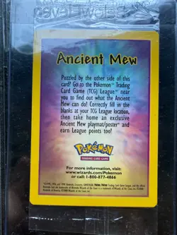 Ancient Mew Promo Card Sealed in protective sleeve Pokemon Movie 2000 Holo TCG - Image 2