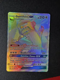 Gumshoos GX - 157/149 - Pokemon Sun & Moon Base Set Secret Rare Card NM - Image 1