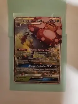 Vileplume GX 4/236 Cosmic Eclipse NM Ultra Rare Pokemon Card - Image 1