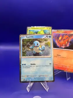 Bulbasaur Charmander Squirtle Pokemon Cards Cosmos Promo Set 046 047 048 NM 151 - Image 2