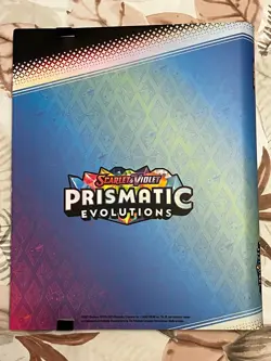 Pokemon TCG NEW Prismatic Evolutions 9-Pocket Card Binder ONLY - Image 2