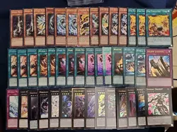 Yugioh 45 Card Ryzeal Zoodiac Deck Core Ice Ryzeal Detonator Drident Tenki - Image 1