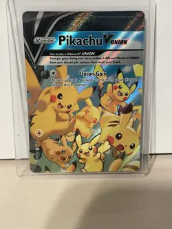 Pikachu V-Union [Set of 4] SWSH: Sword & Shield Promo Cards Holo - Image 1
