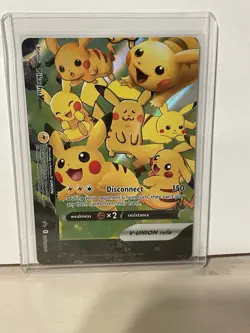 Pikachu V-Union [Set of 4] SWSH: Sword & Shield Promo Cards Holo - Image 3