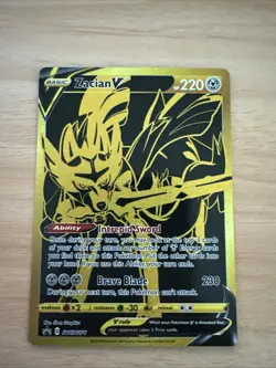 Zacian V SWSH076 SWSH: Sword & Shield Promo Cards Holo - Image 2