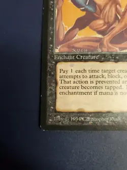Magic MTG Legends Imprison DISAVOWED CARD Never Played LP Christopher Rush 2 - Image 2