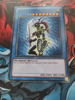 YGLD-ENA01 / YGLD-ENA02 Black Luster Soldier Common UNL Edition Yugioh Card - Image 3