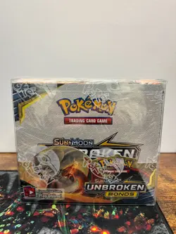 Pokemon Trading Card Game Sun & Moon Unbroken Bonds booster Box Sealed 2019 - Image 1