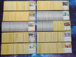 Lot of 500 English Pokemon Trainer Cards Items, Supporters, and Stadiums XY, S&M - Image 1