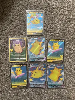Pokemon Pikachu Celebration Lot Of Cards - Image 1