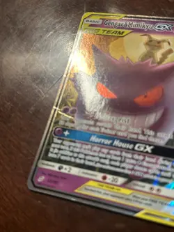 Pokemon Gengar & Mimikyu GX Team Up Holo Card 53/181 Ultra Rare SM - Image 2