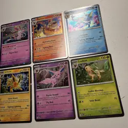 Pokemon TCG Prismatic Evolutions Costco Mini Tin Cosmos Promo Cards Set Of 8 NM - Image 2