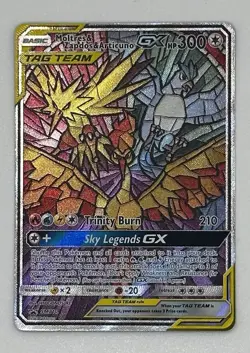 Moltres & Zapdos & Articuno GX SM210 Promo ETB Hidden Fates Pokemon Card TCG NM - Image 1