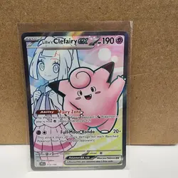 SV: Scarlet & Violet Promo Cards Lillie's Clefairy ex #195 Promo - Image 1