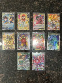GT Saga Theme Foil Lot of 10 Dragon Ball Super Card Game | LP/NM - Image 1