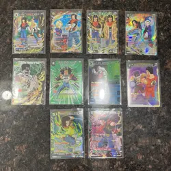 Androids 17, 18, 20 Foil Lot of 10 Dragon Ball Super Card Game | LP/NM - Image 1