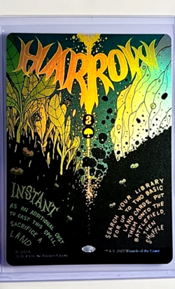 2025 MTG Magic The Gathering SLD Secret Lair Drop Poster Foil #2016 Harrow - Image 1