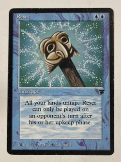 Reset Legends Legends MP Moderate Play MTG Magic The Gathering - Image 1