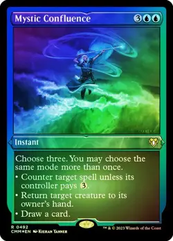 Mystic Confluence Foil Etched Commander Masters NM MTG - Image 1