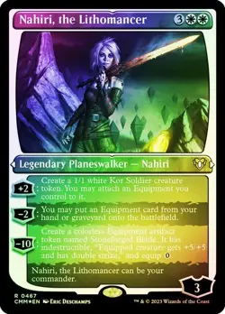 Nahiri, the Lithomancer Etched Foil Commander Masters NM MTG - Image 1