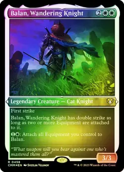 Balan, Wandering Knight Etched Foil Commander Masters NM MTG - Image 1