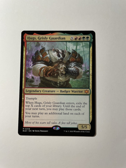 MTG Hugs, Grisly Guardian #218 Bloomburrow BLB Mythic NM - Image 1