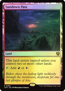 Sundown Pass (Foil) - INR - Rare - Magic MTG Pack Fresh - Image 1
