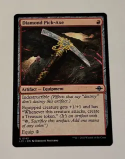 MTG Diamond Pick-Axe - The Lost Caverns of Ixalan LP - Image 1