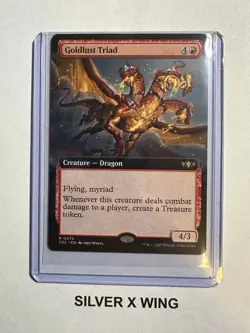 Goldlust Triad Extended Art x1, MTG, Commander: Tarkir: Dragonstorm, TDC, NM - Image 1