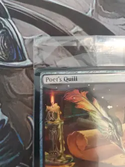 Magic The Gathering Poet's Quill Sealed Foil Prerelease Strixhaven Rare 2021 NM - Image 2
