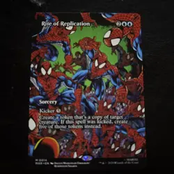 Rite Of Replication M 0014 (Borderless) MTG Magic: Marvel Spider-Man Regular - Image 1