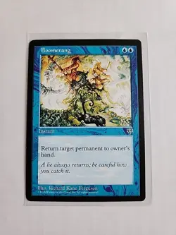 Boomerang - Mirage - MTG Magic - Common - Blue Instant - Image 1