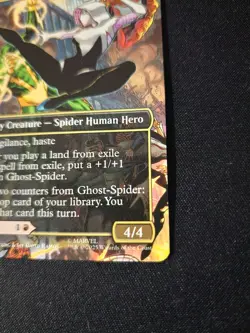MTG Marvel Spiderman - Ghost-Spider / Gwen Stacy Non- Foil Borderless #0202 - Image 4