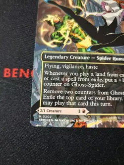 MTG Marvel Spiderman - Ghost-Spider / Gwen Stacy Non- Foil Borderless #0202 - Image 5
