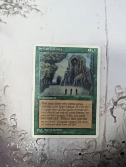Sylvan Library MTG Core Set 4th Edition Regular - Image 1