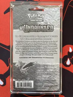 Pokemon Heart Gold Soul Silver Undaunted Sealed Blister Pack Jolteon Booster - Image 2
