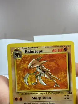 Pokemon Kabutops 24/62 Fossil Unlimited 24/62 WOTC Non Holo Rare - Image 3
