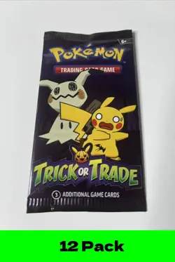 Pokemon TCG 2023 Trick Or Trade New Sealed Booster Pack 12 COUNT - Image 1