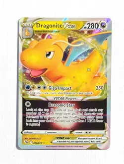 Dragonite Vstar ~ Pokemon Pokemon Go ~ Full Art Holo 050/078 - Image 1
