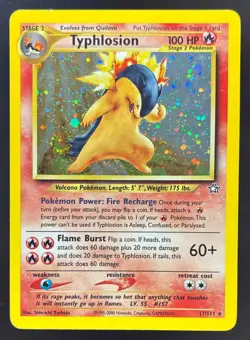 2000 Pokemon Neo Genesis #17/111 Typhlosion Holo - Image 1