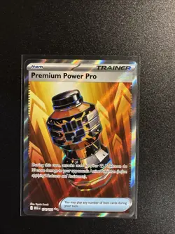 Premium Power Pro 174/132 Pokemon TCG Mega Evolution Full Art Secret Rare Item - Image 1
