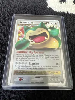 2009 Pokemon Platinum Rising Rivals Snorlax Lv. X Holo Foil Rare 111/111 - Image 1