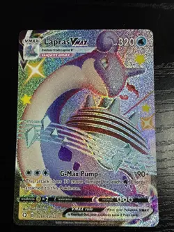 Pokemon Lapras Vmax Shining Fates Shiny Holo Vault SV111/SV122 NM - Image 1