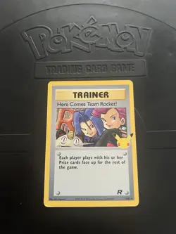 Pokemon TCG Celebrations Here Comes Team Rocket! Holo Rare 15/82 NEAR MINT NM - Image 1